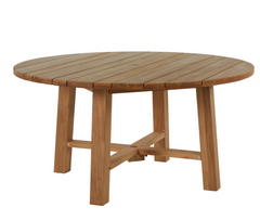 Cape Cod Round Dining Table - Natural or Oyster Teak