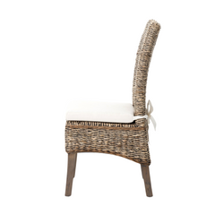 Banana Leaf Dining Chair - Greywash FLOOR SAMPLE SALE