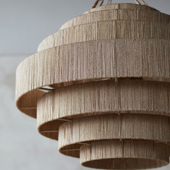 Everly Natural Abaca Rope Chandelier
