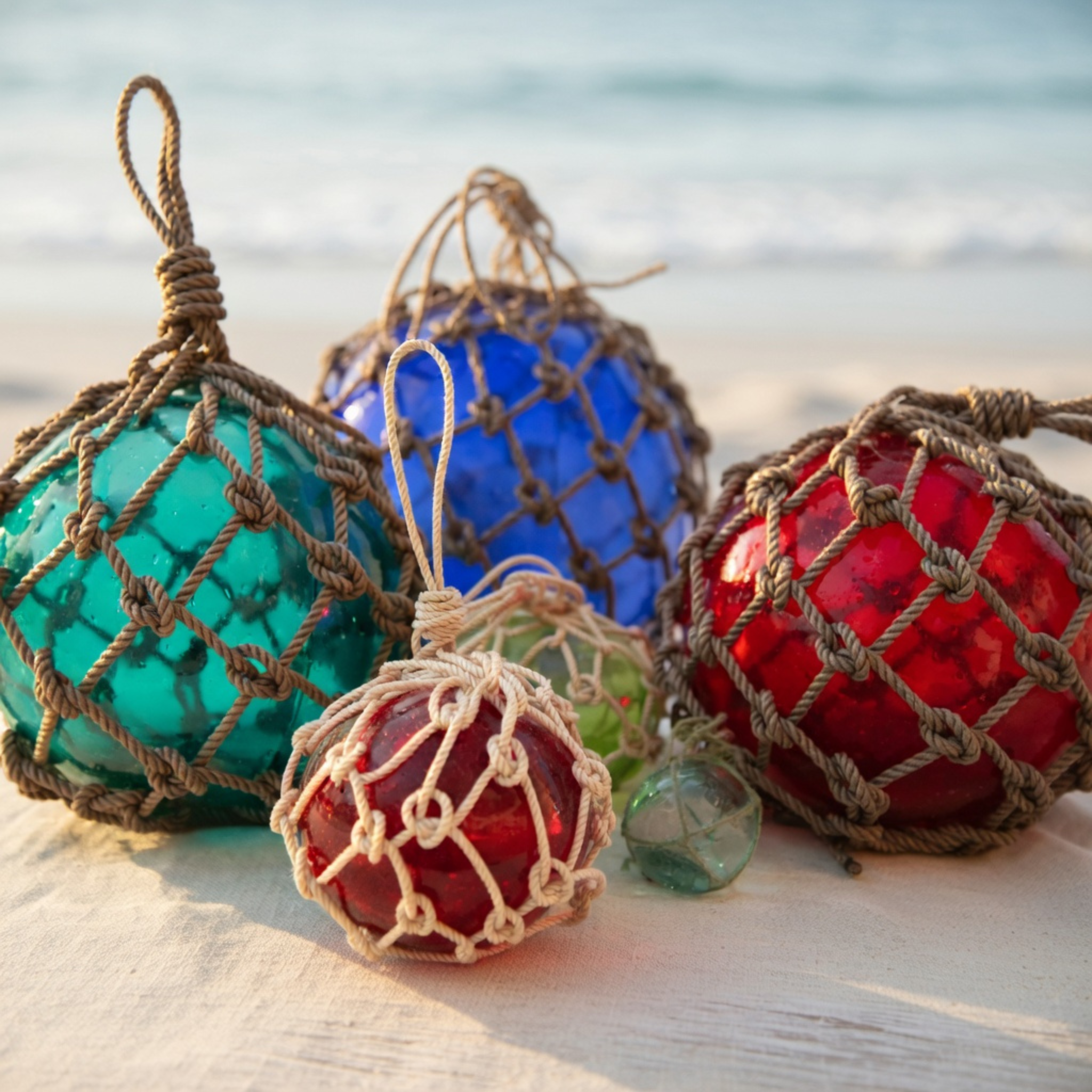 aluminum fishing net floats Seaglass Floats