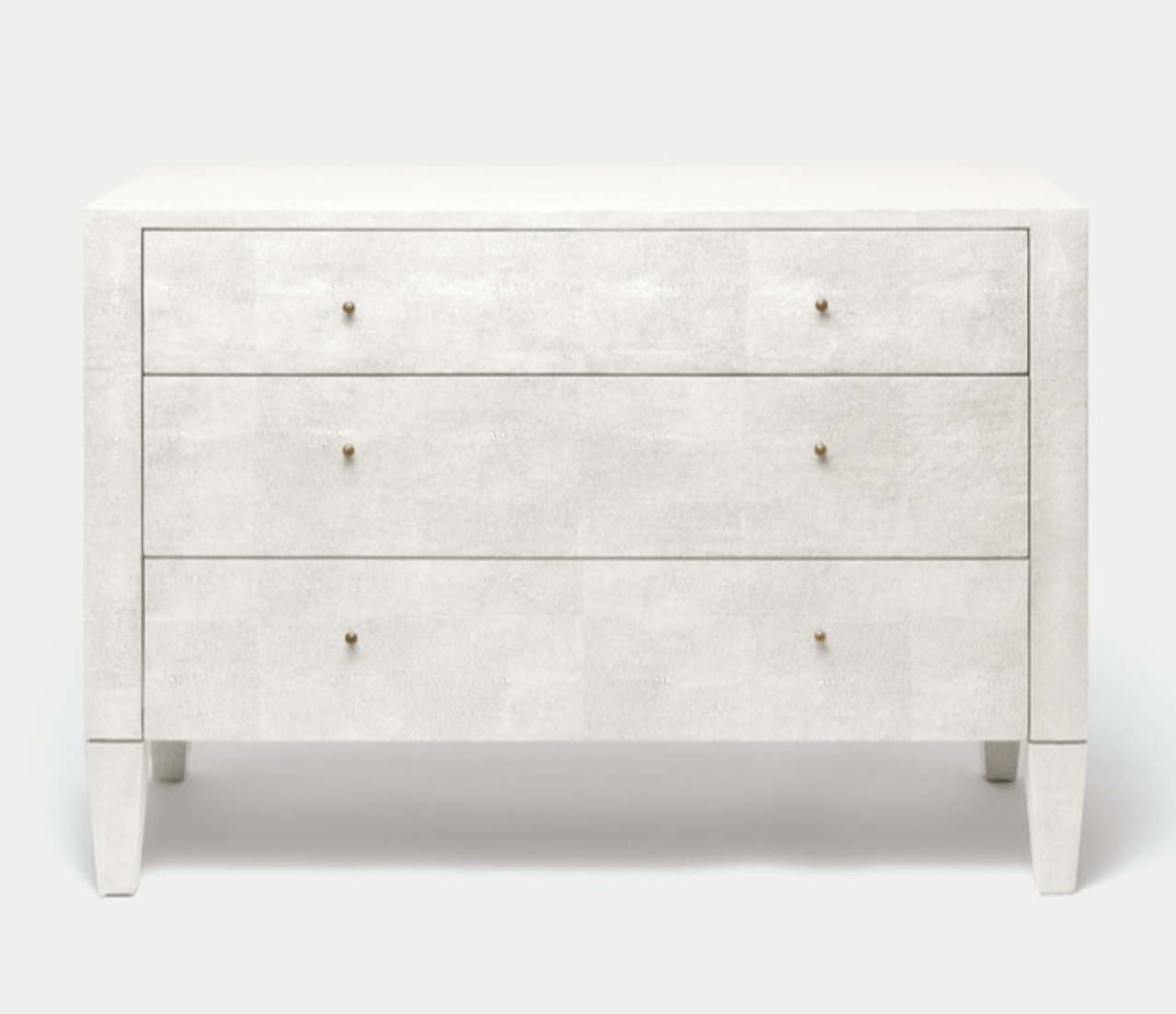 Moonstone Bay Vintage Shagreen Petite Dresser- Vintage White Moonstone Bay Vintage Shagreen Petite Dresser- Vintage White