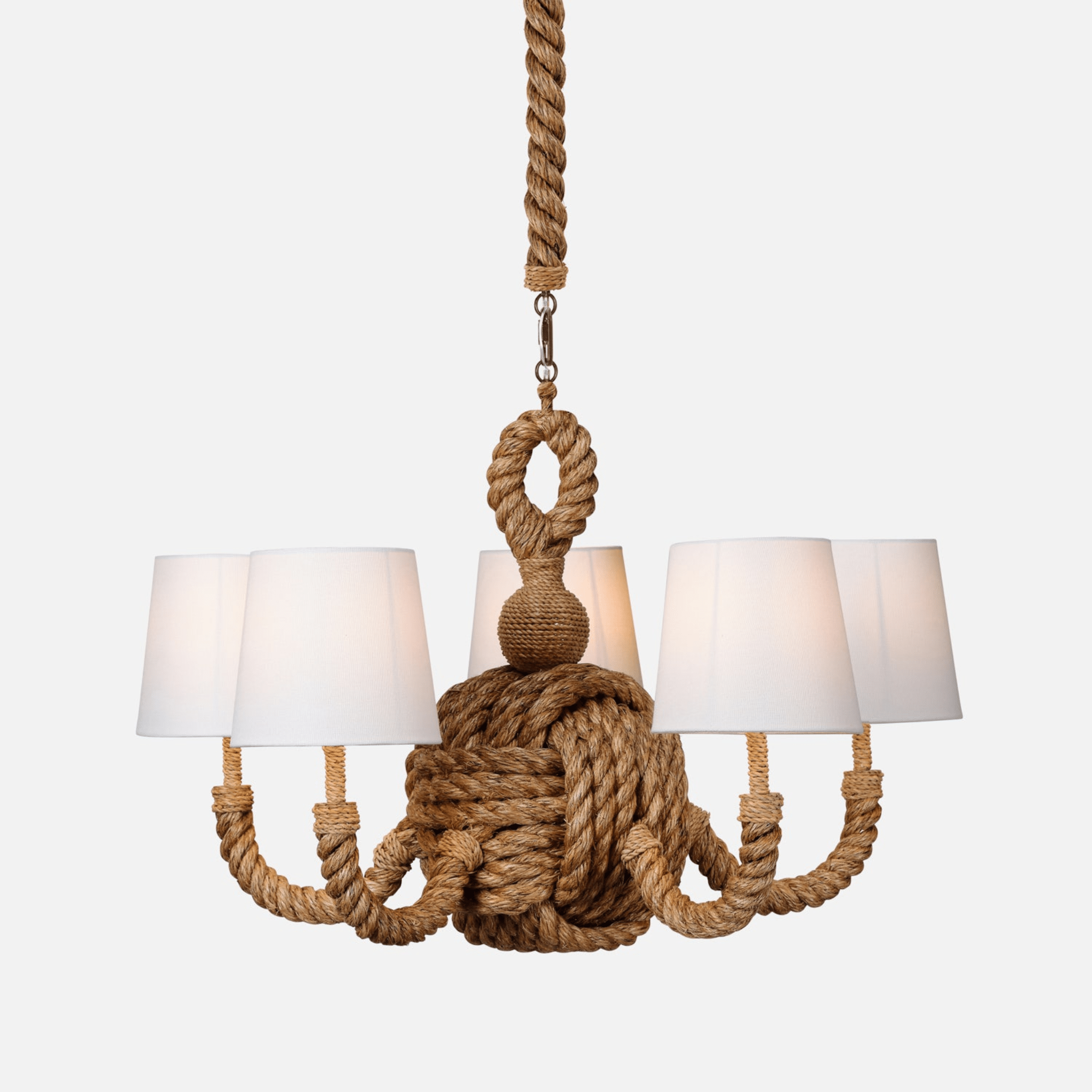 Rope Knot Chandelier Two Sizes