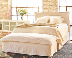 St. Lucia Slipcovered Bed - Queen