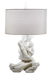 Westwind Driftwood White Table Lamp