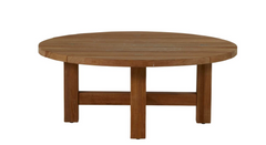 Cape Cod Round Coffee Table - Natural or Oyster Teak