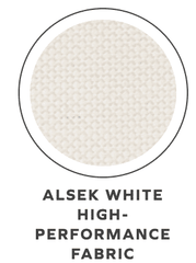Islamorada Stool w/ White Performance Fabric  Counter Height
