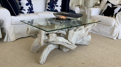 Hampton Driftwood Coffee Table Base for Rectangular Top - Multiple Size Options