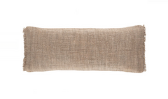 Griffin Linen Decorative Pillow - Stone