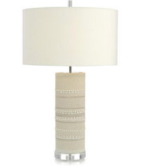 Brady Beaded Column Table Lamp