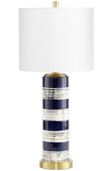 Caraway Blue & White Table Lamp