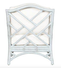 Coastal Chippendale Chair Accent Chair 