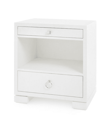 Colombier Bedside Table - White