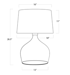 Demi-John Table Lamp -Large Table Lamp 