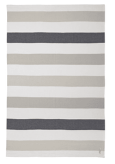 Walker's Point Cotton & Linen Day Blanket - Two Colorways Throw Dove Gray/Oyster/Deep Navy 