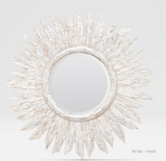 Thea Kabibe Shell Sunburst  Mirror - Two Sizes