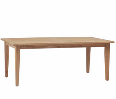 Cape Cod Rectangular Dining Table - Natural or Oyster Teak