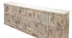 Giovanna Washed Sideboard in Natural & Grey