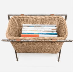 Hemley Magazine/Catalog Rack in Natural Seagrass Home Office 