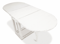 Woodbridge White Drop Leaf Dining Table