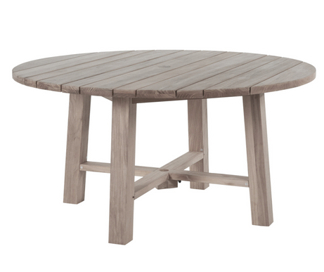 Cape Cod Round Dining Table - Natural or Oyster Teak