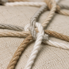 Acacia Rope Knot Indoor/Outdoor Pillow