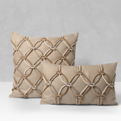 Acacia Rope Knot Indoor/Outdoor Pillow