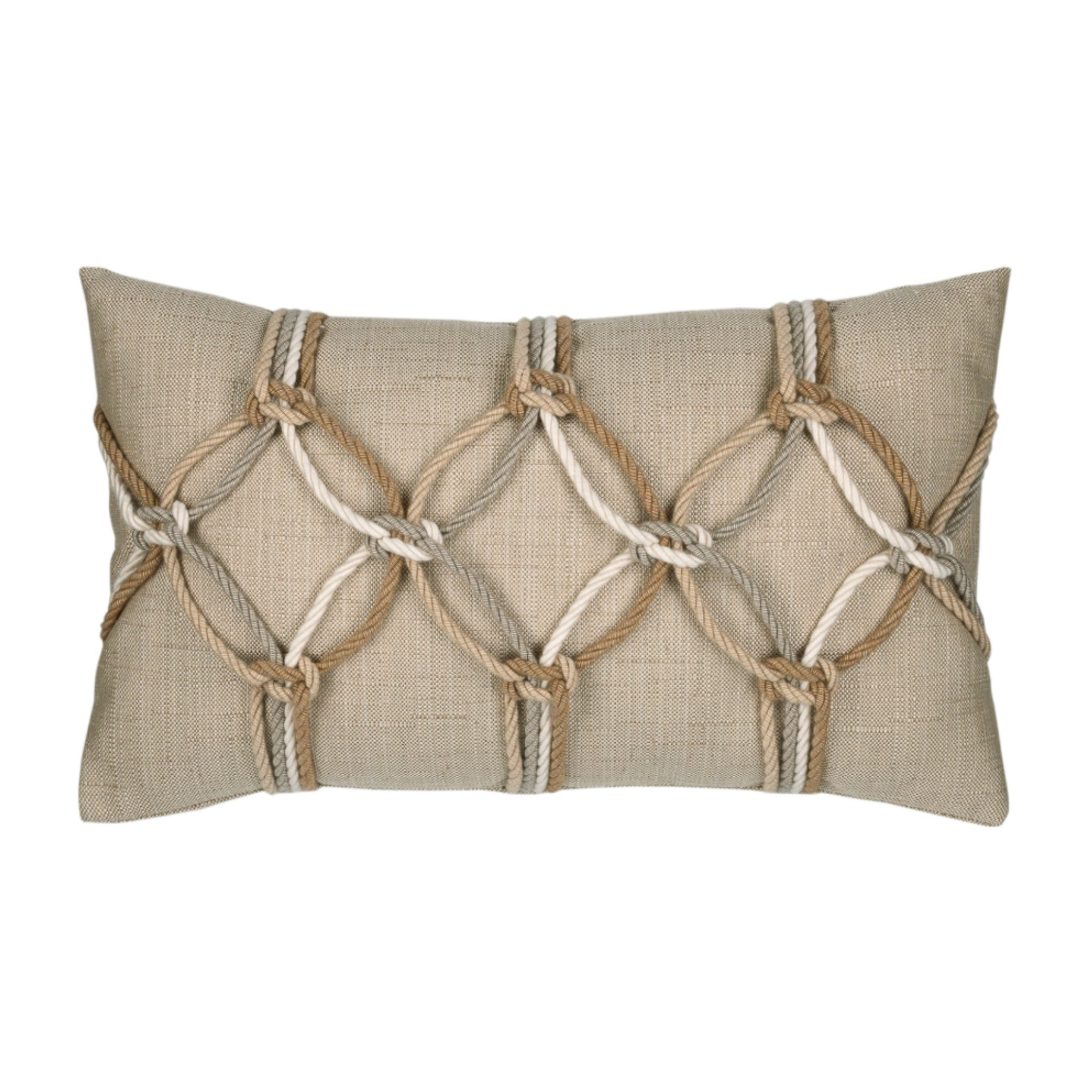 Acacia Rope Knot Indoor/Outdoor Pillow