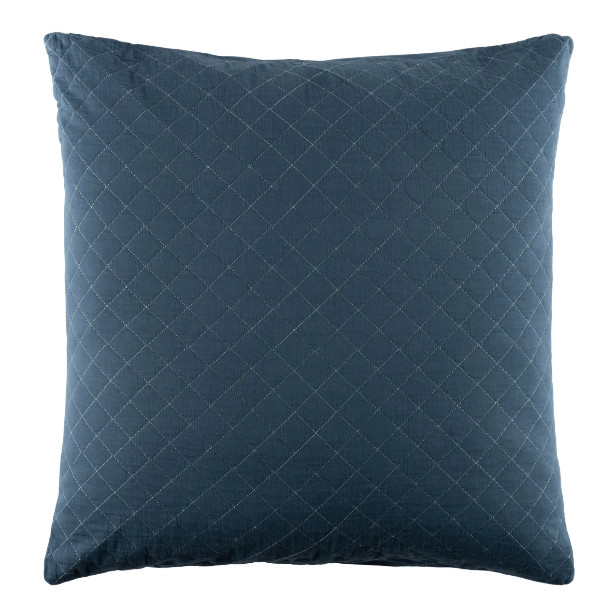Amity Quilted Sham - Navy