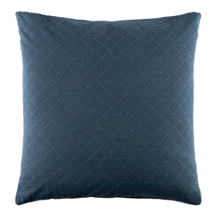 Amity Quilted Sham - Navy