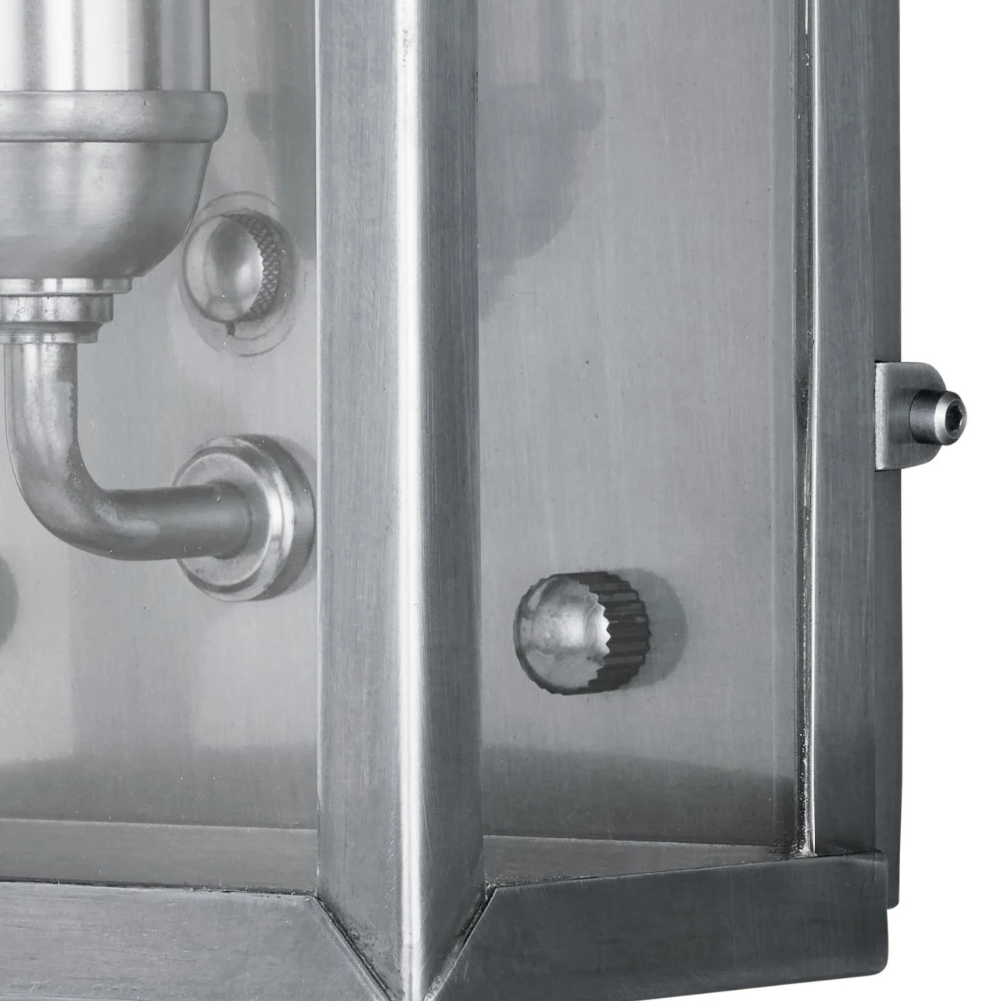Asbury Silver Outdoor Wall Sconce