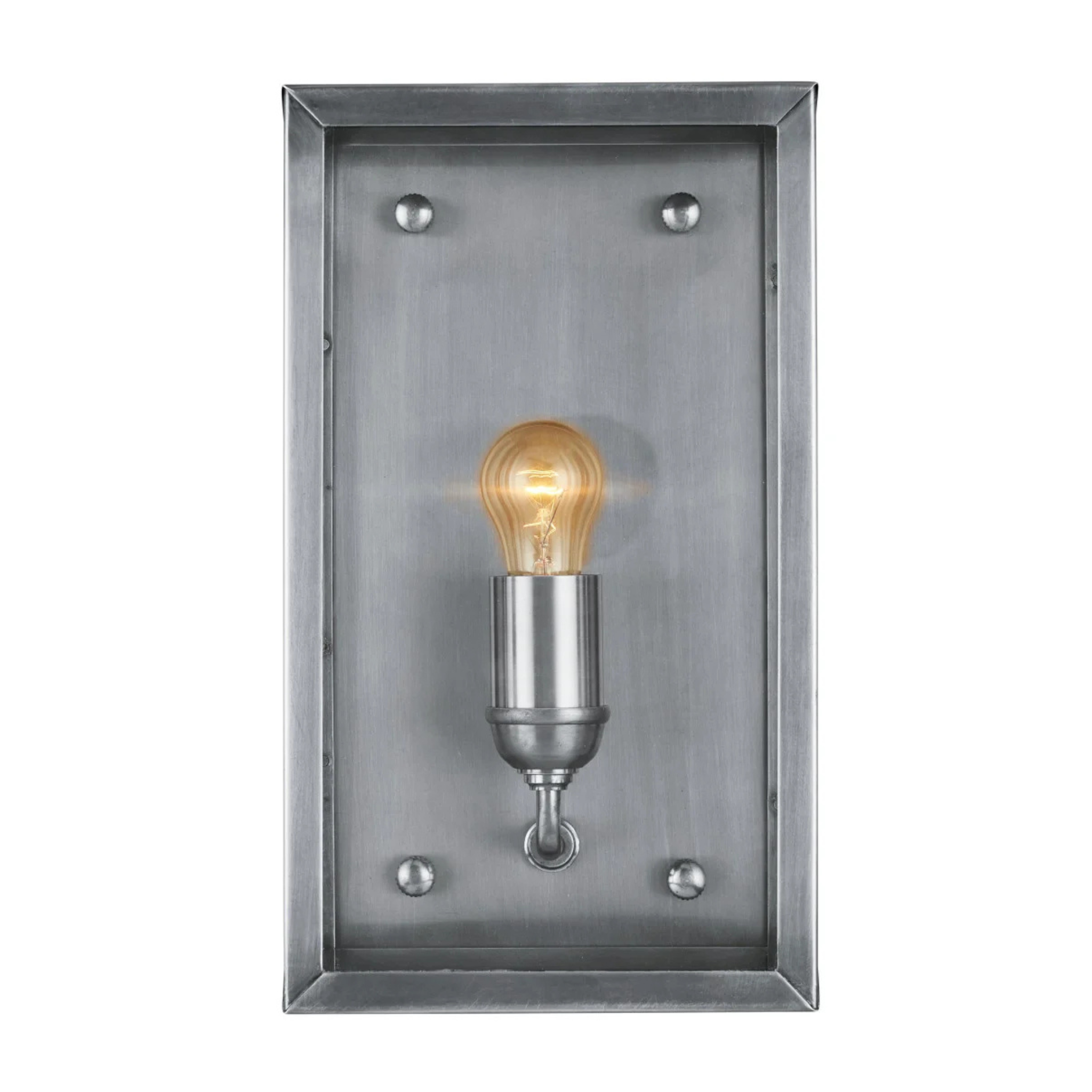 Asbury Silver Outdoor Wall Sconce