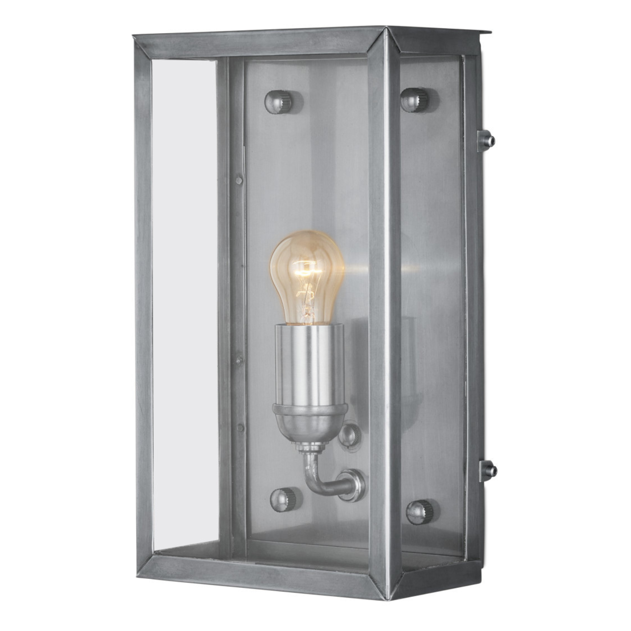 Asbury Silver Outdoor Wall Sconce