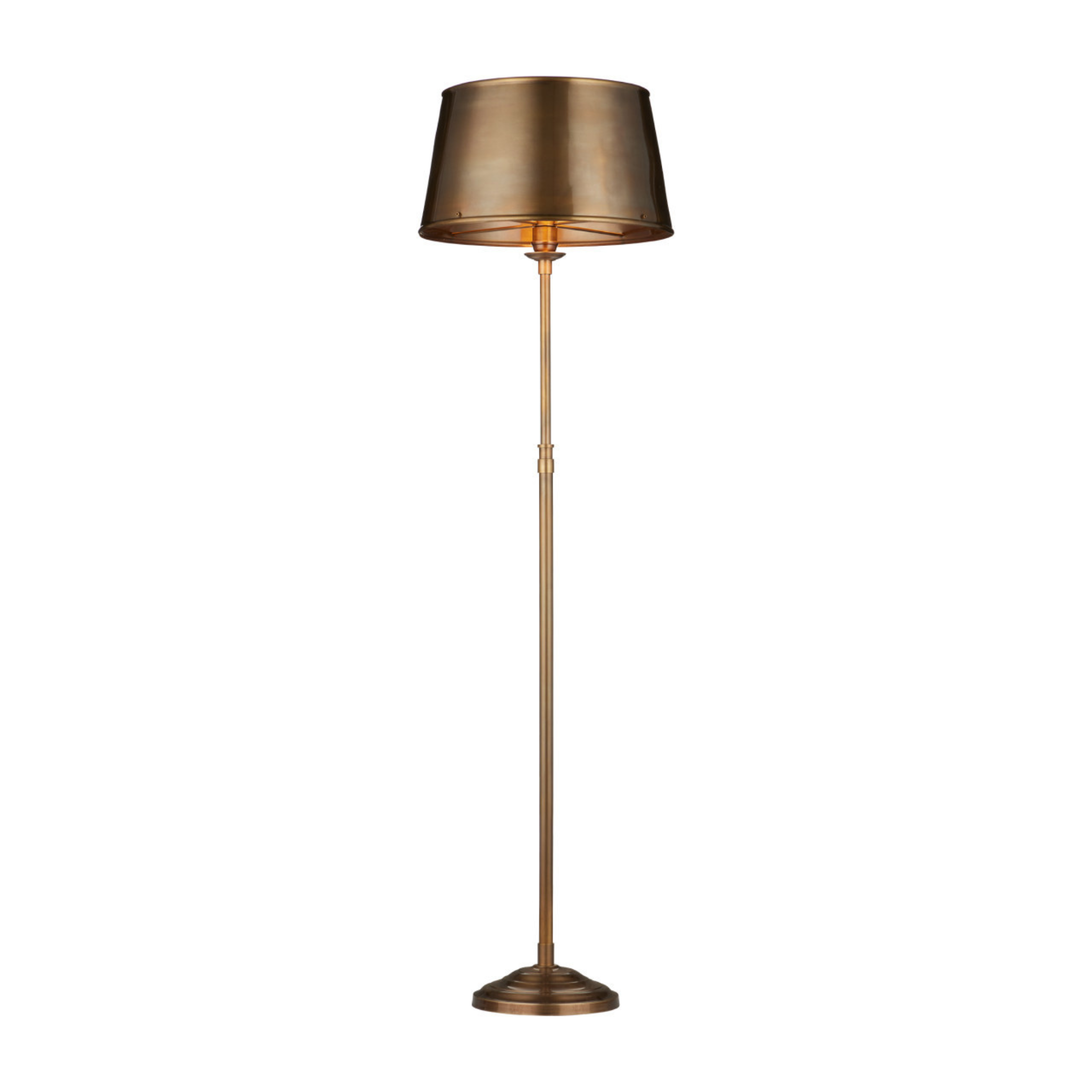 Brinehaven Brass Floor Lamp