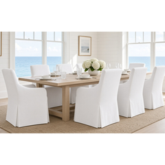 Carmel-By-The-Sea Slipcovered Dining Arm Chair
