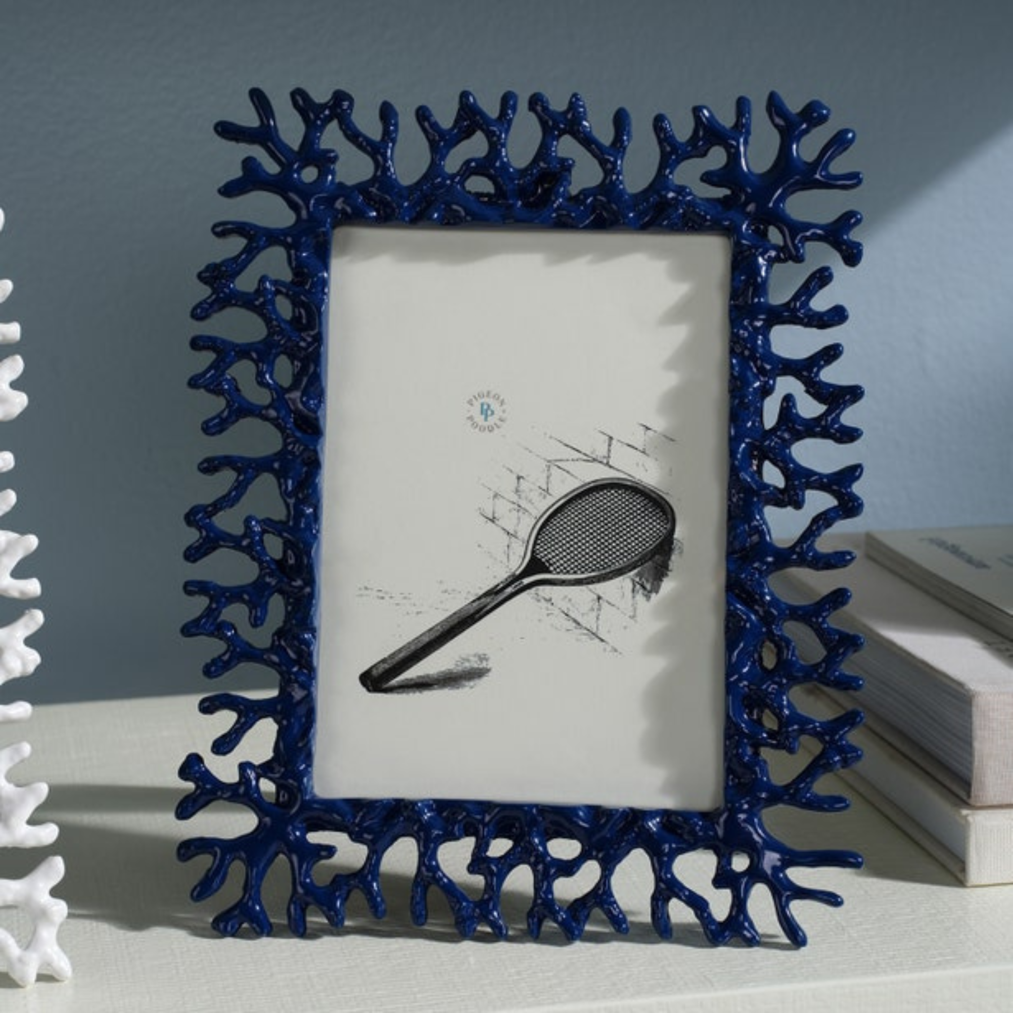 Chelsea Navy Picture Frame - Three Sizes