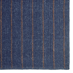 Cliffton Blue Striped Performance Rug
