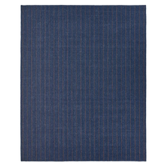 Cliffton Blue Striped Performance Rug
