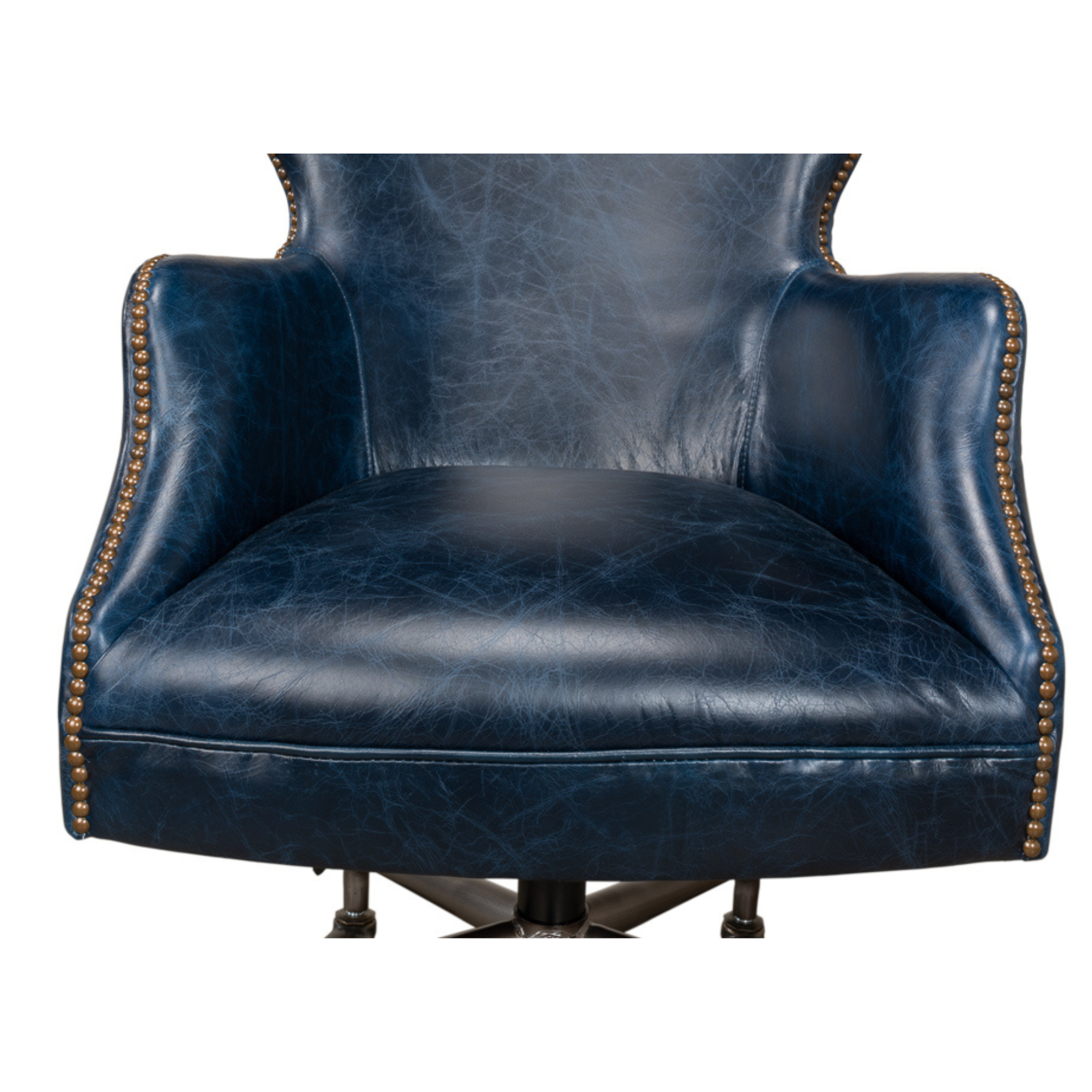 Colonial Beach Leather Desk Chair