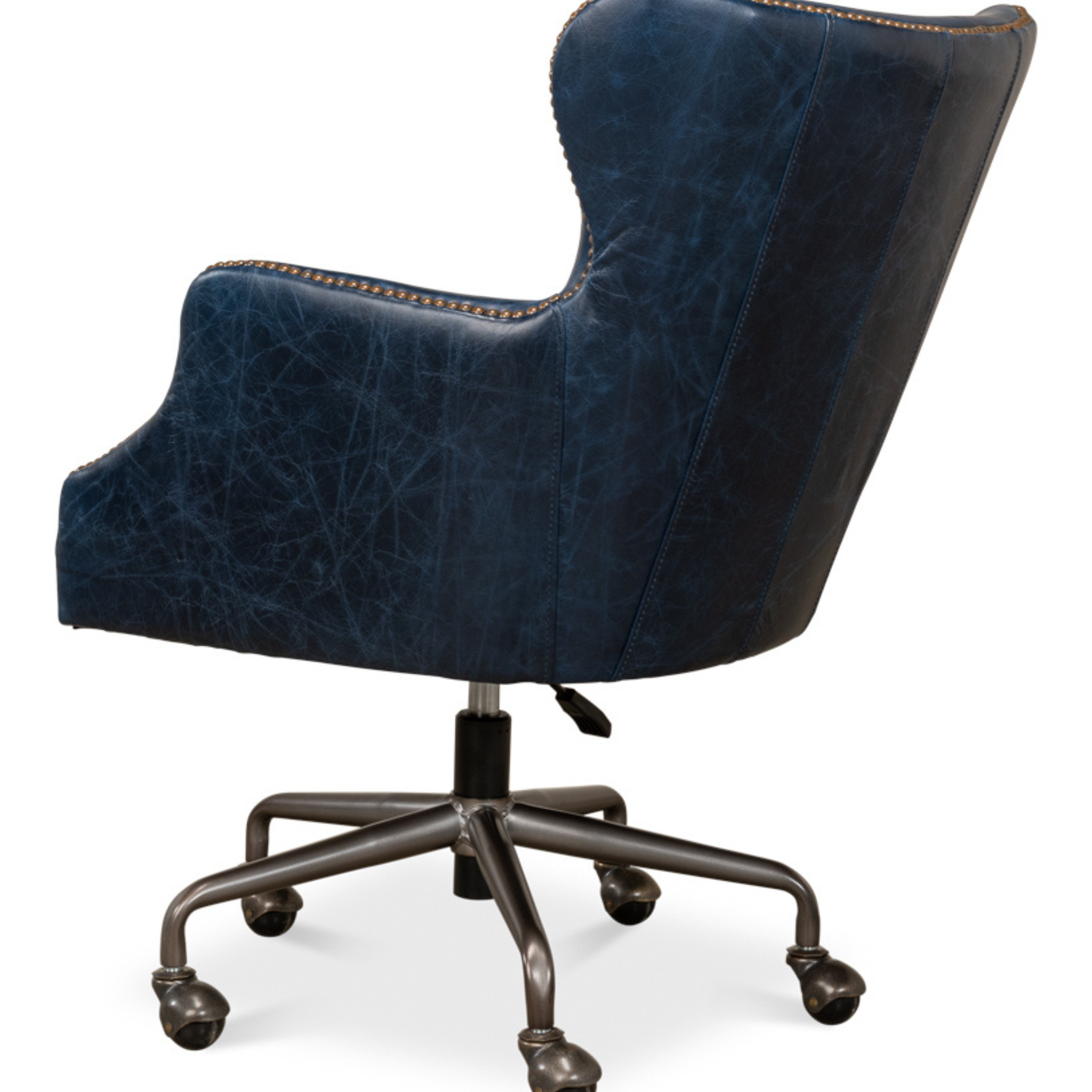 Colonial Beach Leather Desk Chair