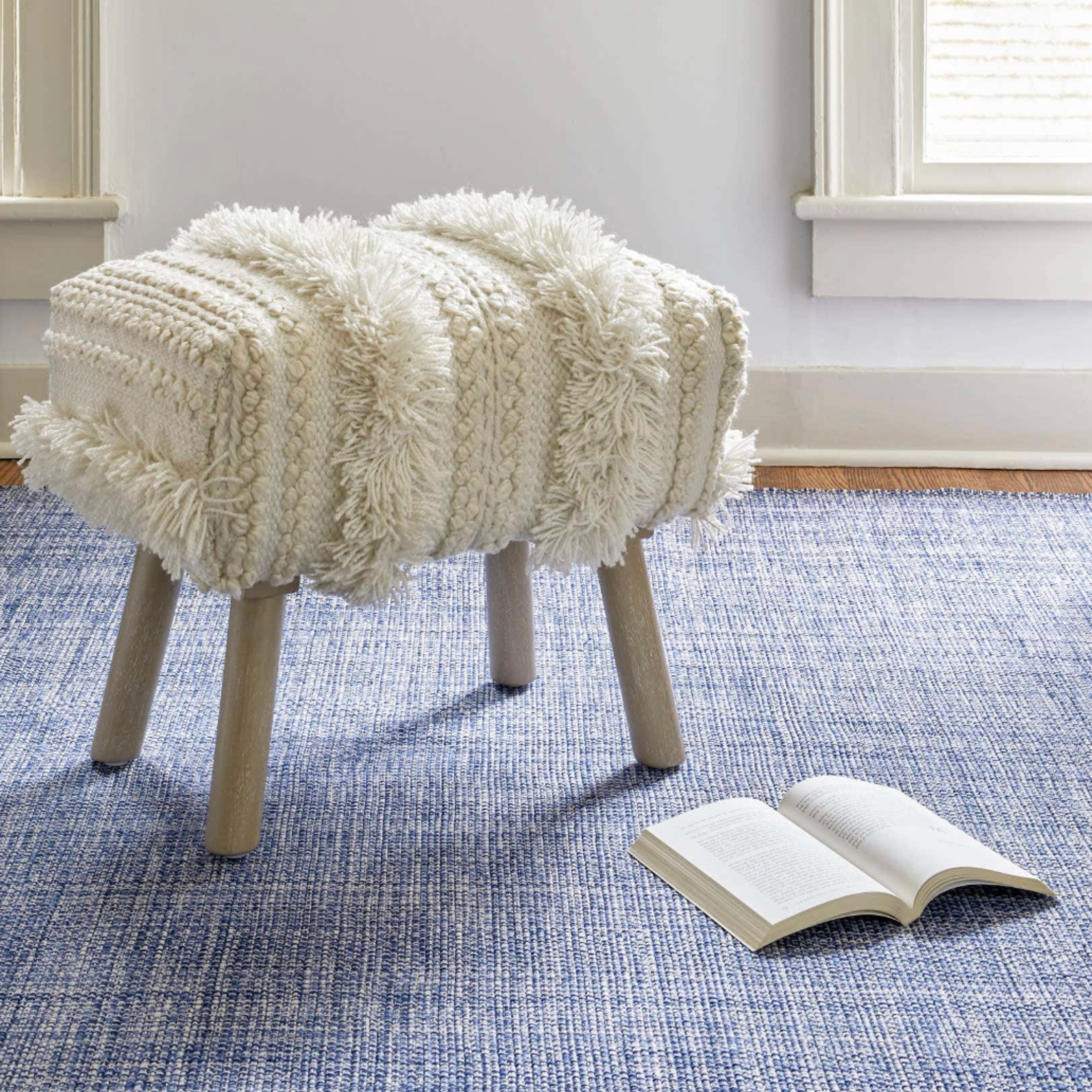 Fusion Handwoven Indoor/Outdoor Rug - Blue