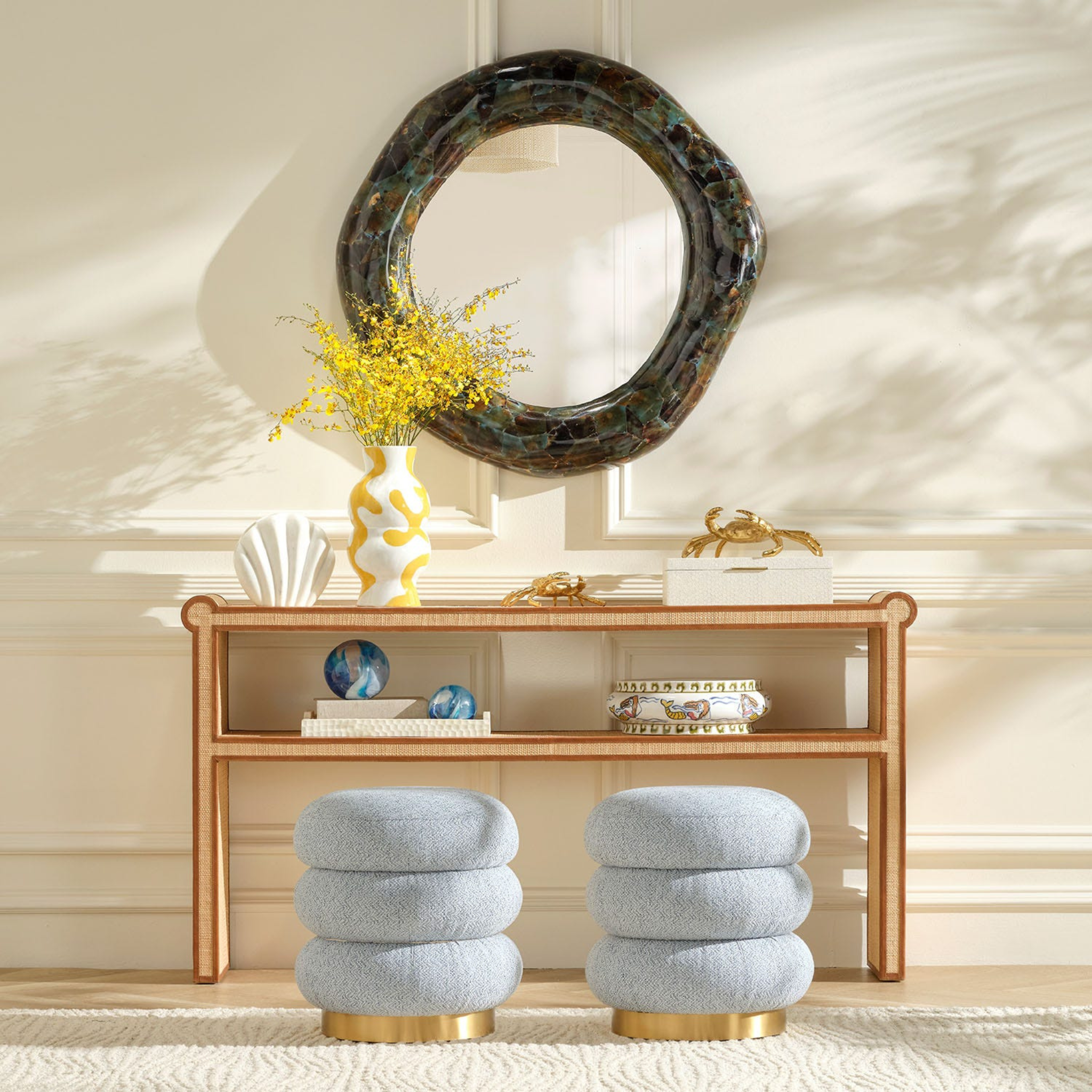 Grenada Raffia Console - Five Sizes