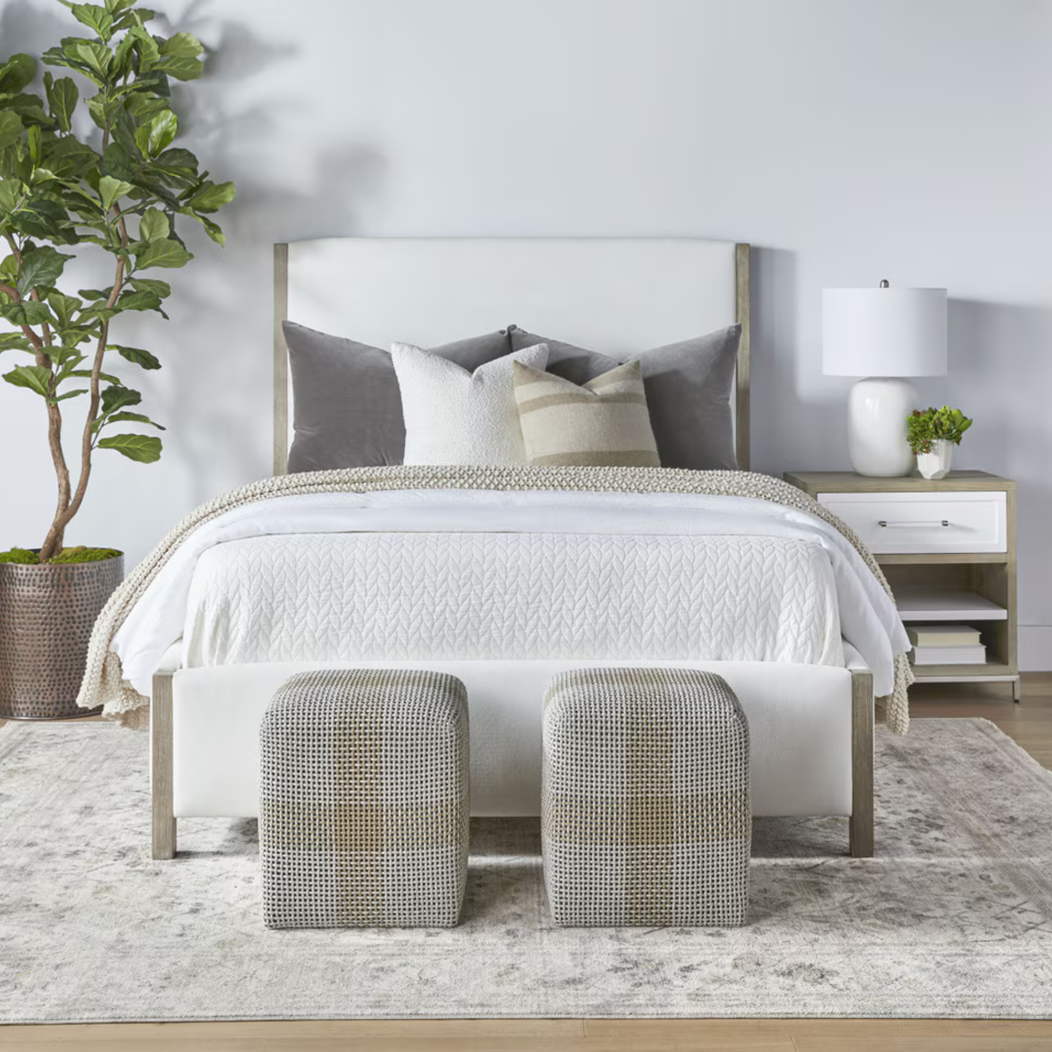 Juno Beach Upholstered King Bed