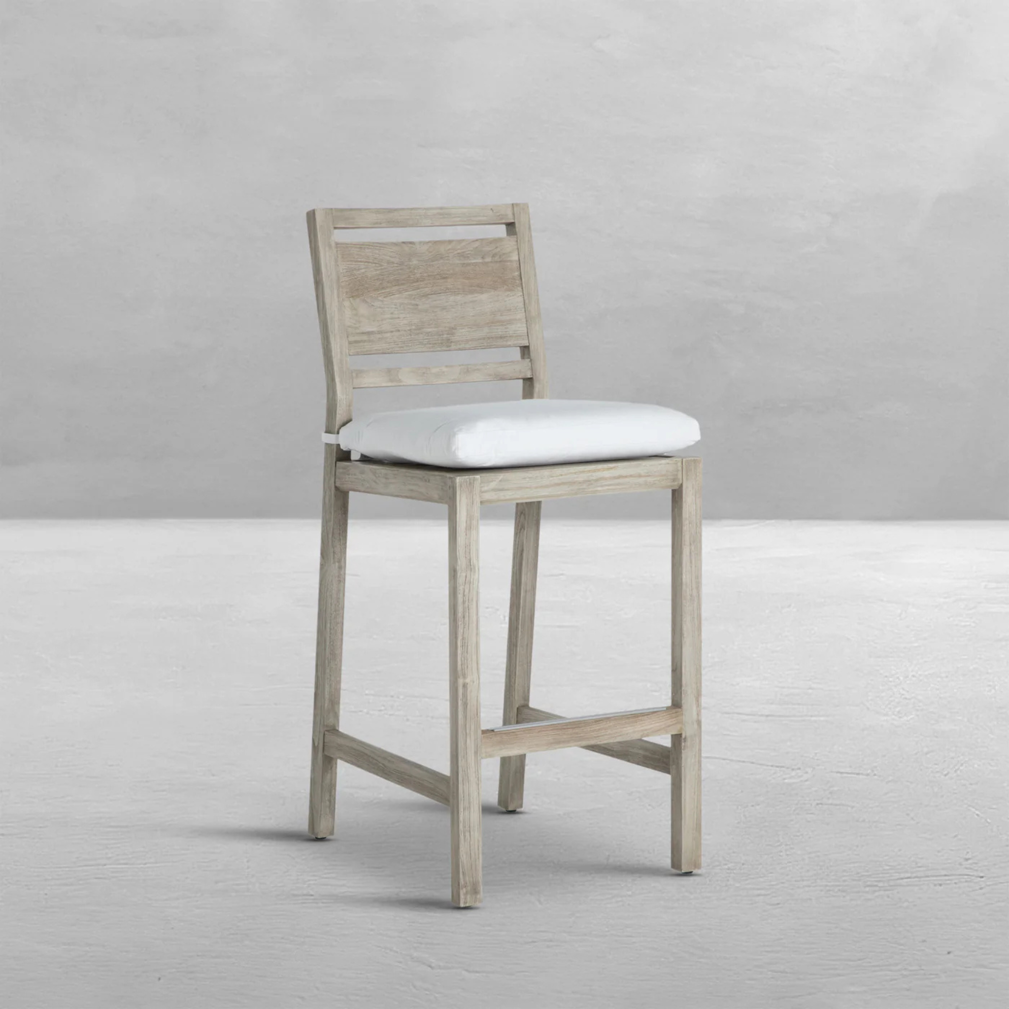 Laguna Bar Stool - Oyster Teak