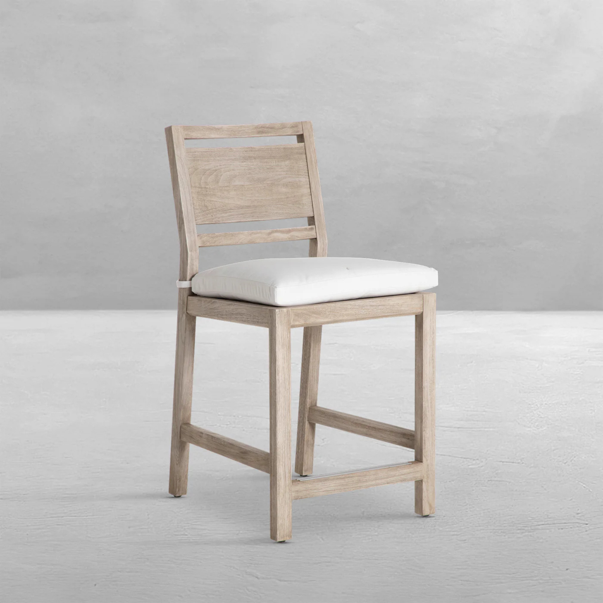 Laguna Counter Stool - Oyster Teak