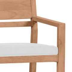 Laguna Dining Arm Chair - Natural Teak