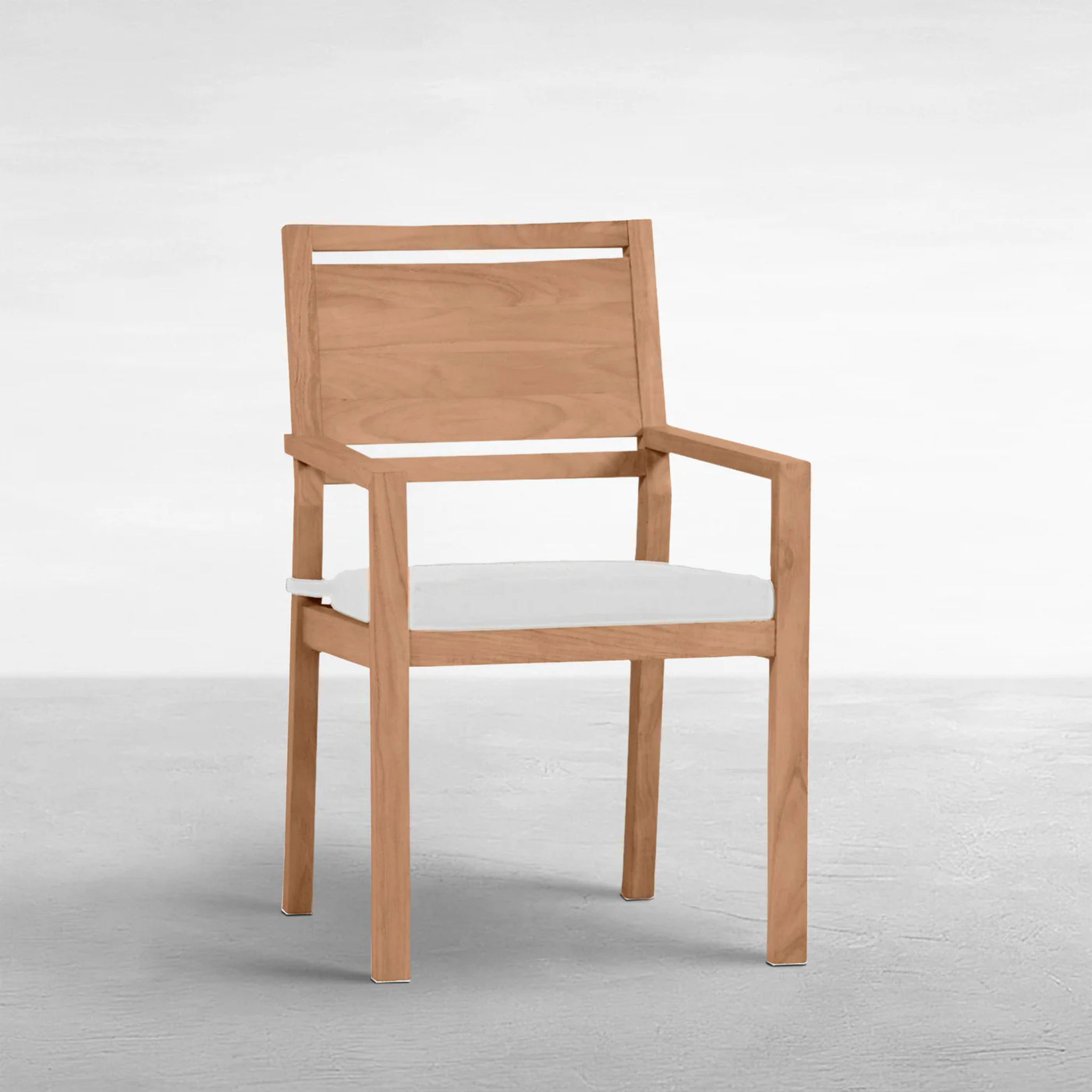 Laguna Dining Arm Chair - Natural Teak