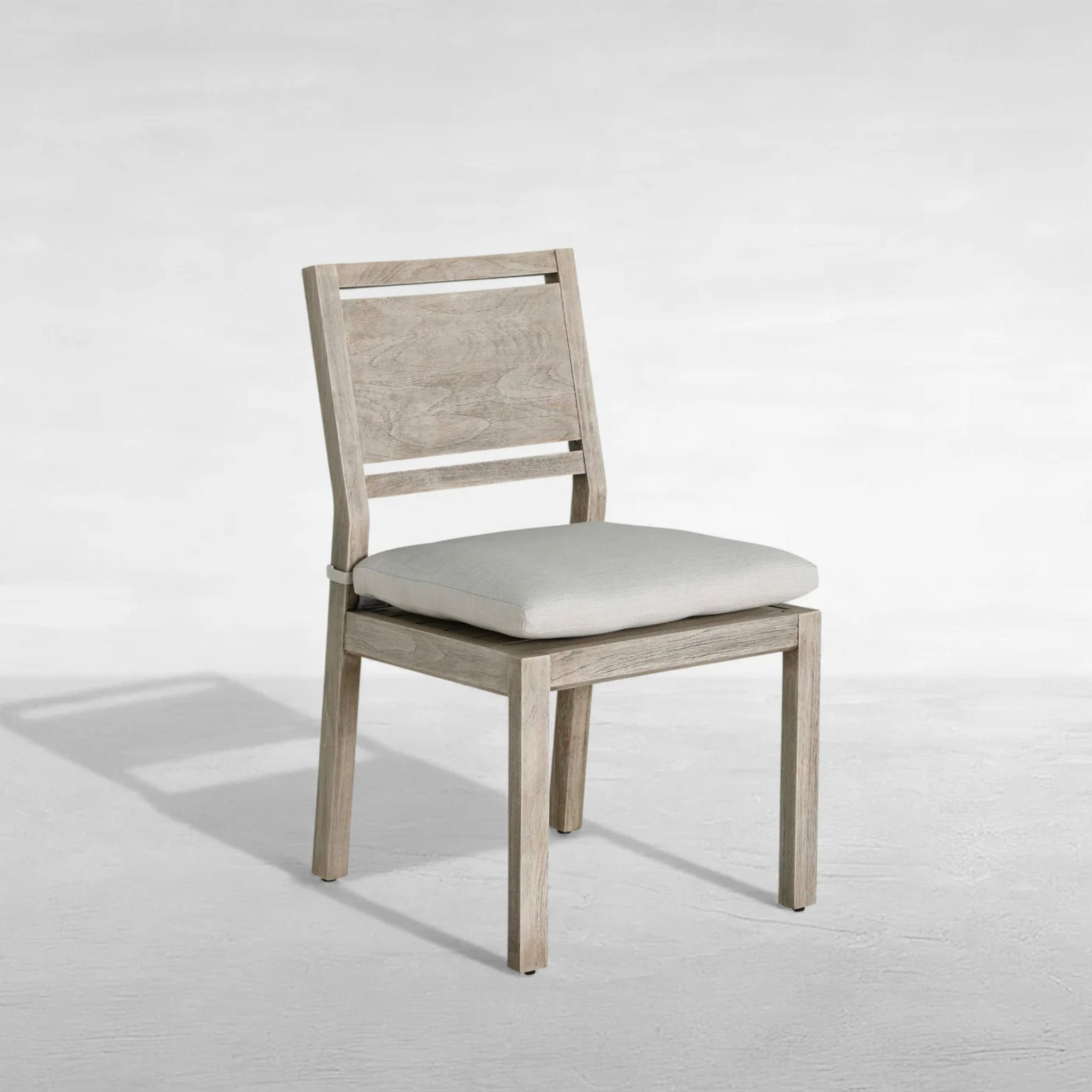 Laguna Dining Side Chair - Oyster Teak