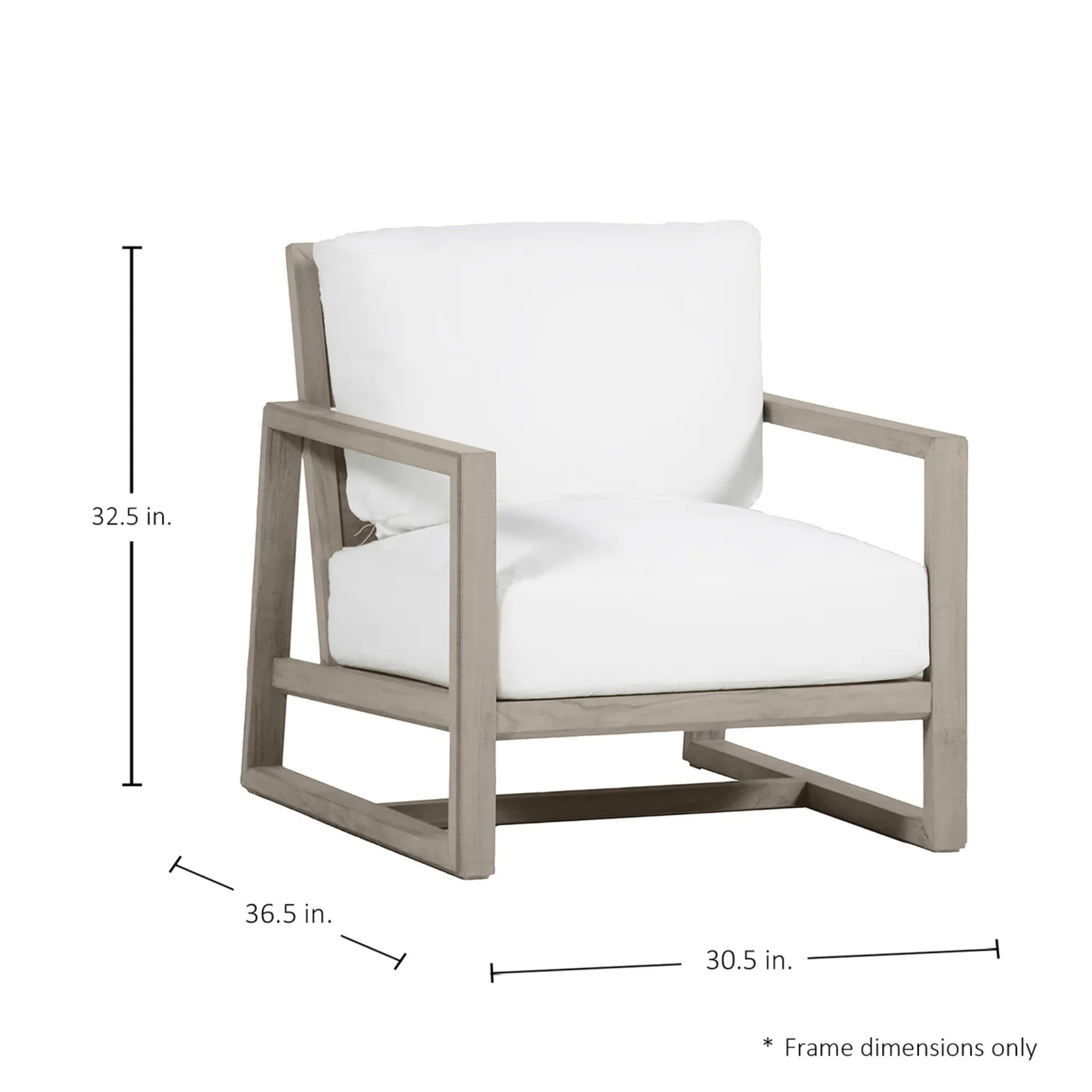 Laguna Lounge Chair - Oyster Teak