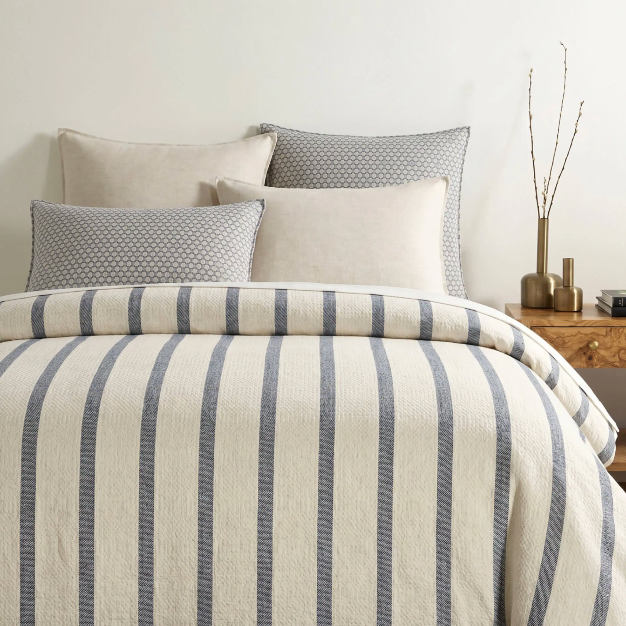 Lowen Stripe Blanket - Dusk