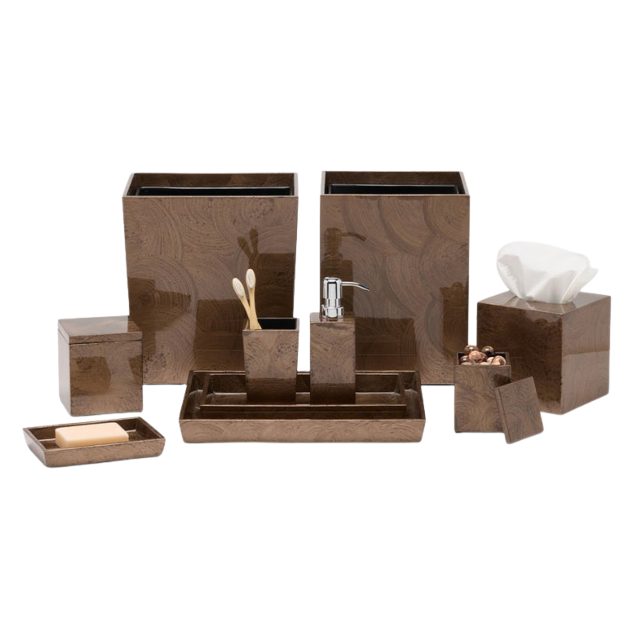 Navagio Mocha Bath Accessories